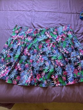 Floral Tropical Skirt